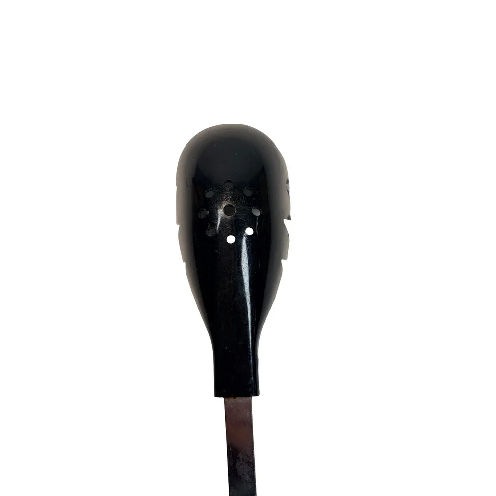 Bonny Pasta Server Vintage Black Nylon Stainless Steel Cream Handle‎ USA Made